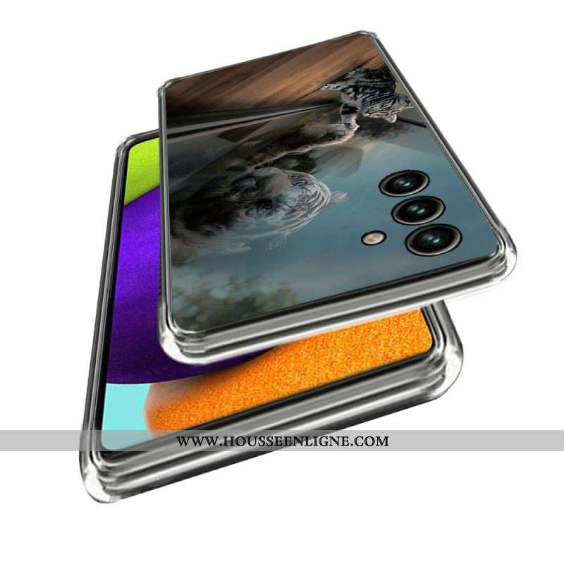 Coque Samsung Galaxy A15 Chat Miroir