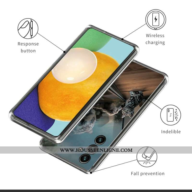 Coque Samsung Galaxy A15 Chat Miroir