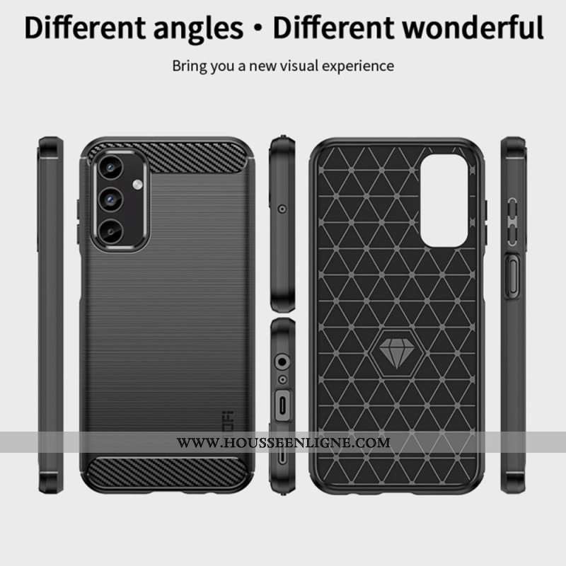 Coque Samsung Galaxy A15 Fibre Carbone Brossée MOFI