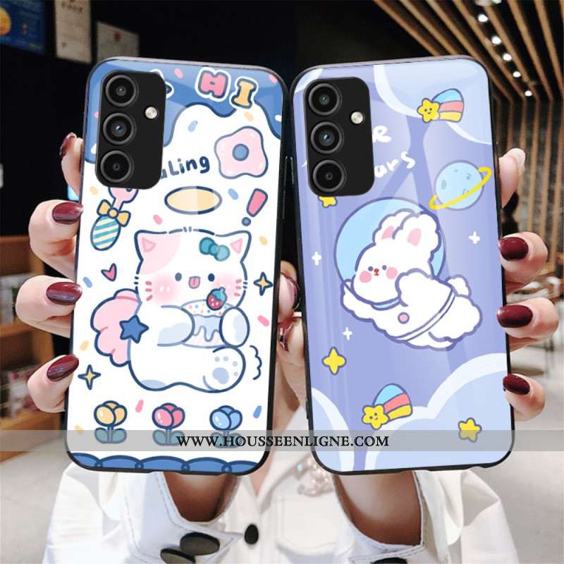 Coque Samsung Galaxy A15 Verre Trempé Cartoon