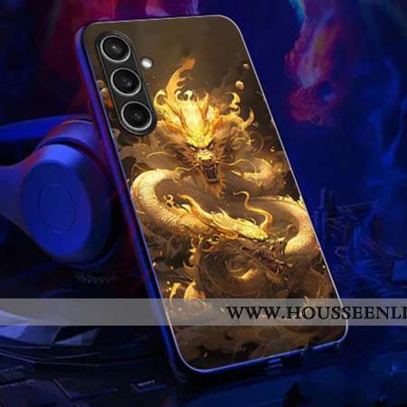 Coque Samsung Galaxy A16 4G / 5G Call Flash Series Dragon Doré