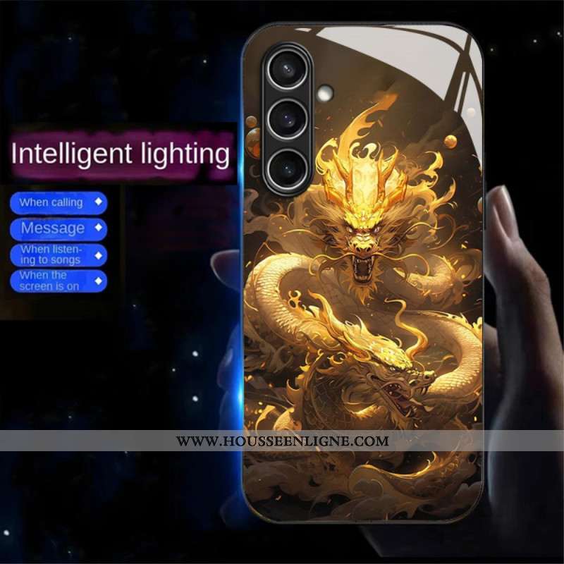 Coque Samsung Galaxy A16 4G / 5G Call Flash Series Dragon Doré