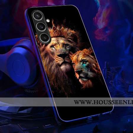 Coque Samsung Galaxy A16 4G / 5G Call Flash Series Lions Dorés