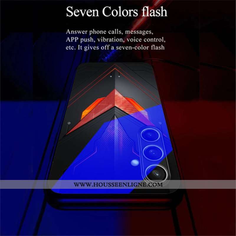 Coque Samsung Galaxy A16 4G / 5G Call Flash Series Triangle Rouge