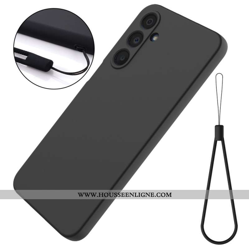 Coque Samsung Galaxy A16 4G / 5G Silicone Liquide à Lanière