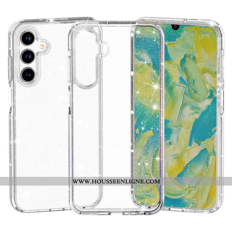 Coque Samsung Galaxy A16 4G / 5G Transparente Scintillante