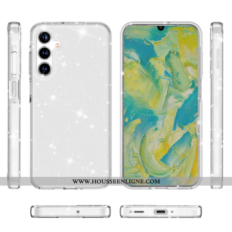 Coque Samsung Galaxy A16 4G / 5G Transparente Scintillante