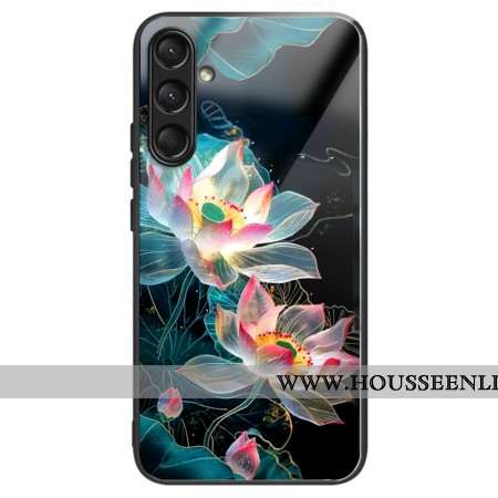 Coque Samsung Galaxy A16 4G / 5G Verre Trempé Fleurs