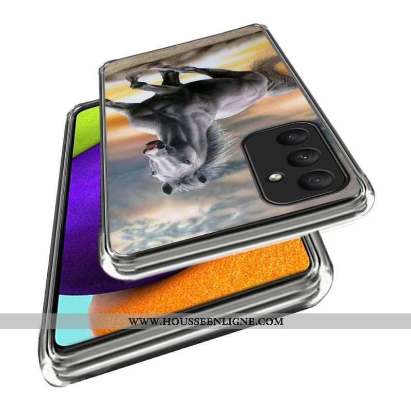 Coque Samsung Galaxy A55 5G Cheval au Galop