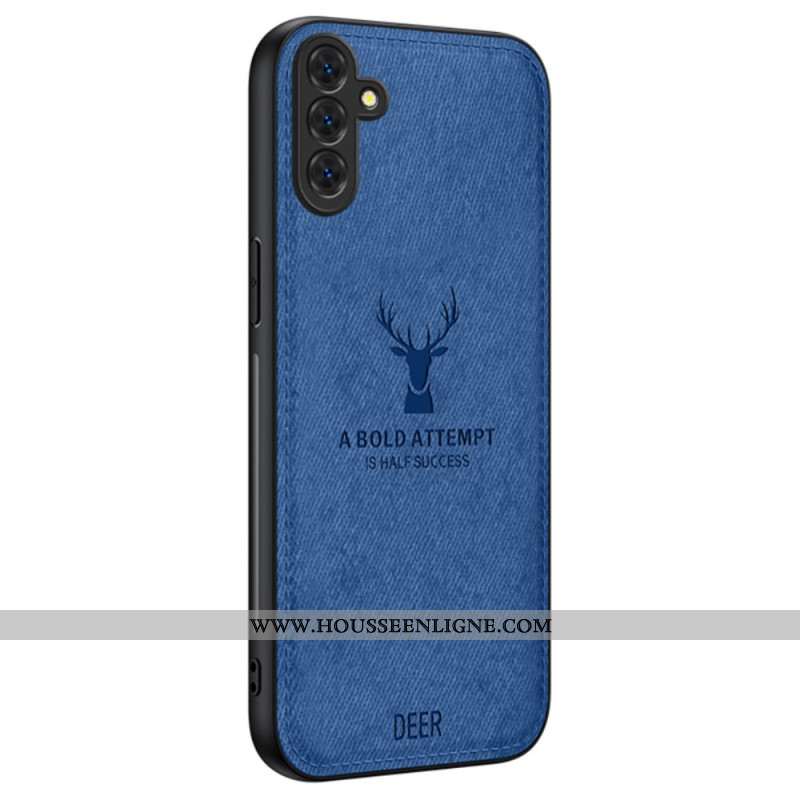 Coque Samsung Galaxy A55 5G Simili Cuir Cerf