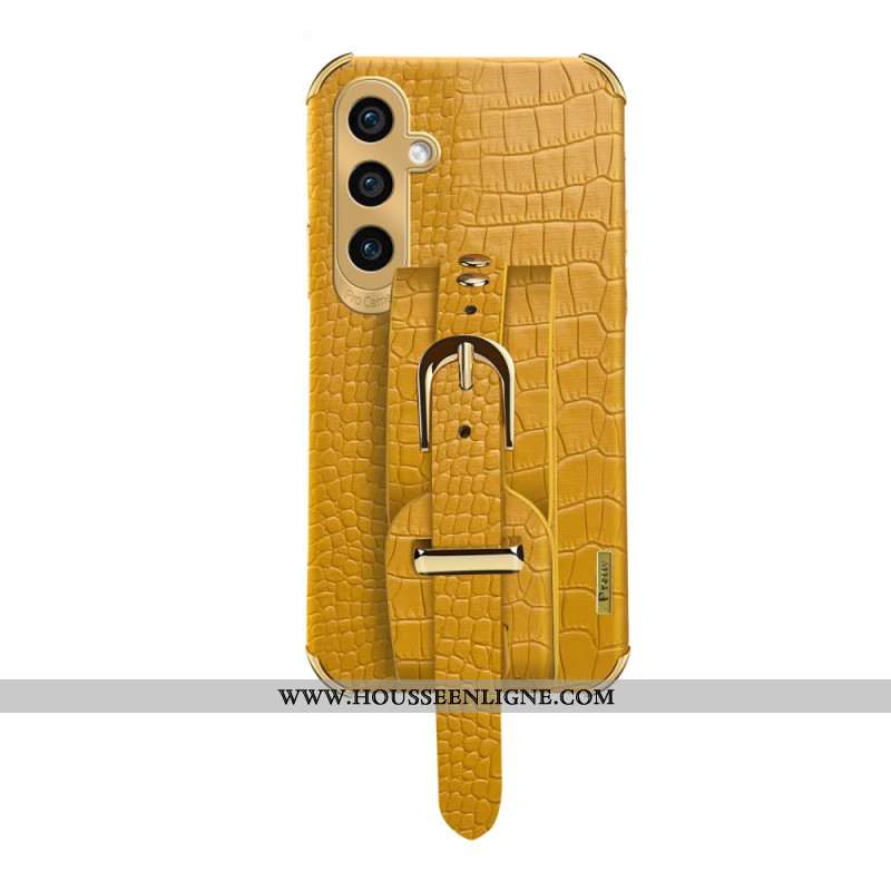 Coque Samsung Galaxy A55 5G Style Crocodile Bracelet et Support