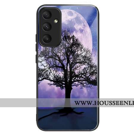 Coque Samsung Galaxy A55 5G Verre Trempé Arbre et Lune