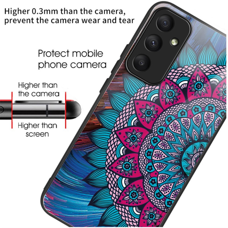 Coque Samsung Galaxy A55 5G Verre Trempé Mandala