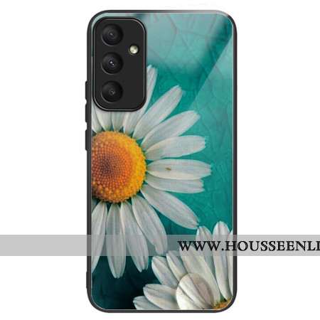 Coque Samsung Galaxy A55 5G Verre Trempé Marguerite