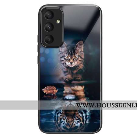 Coque Samsung Galaxy A55 5G Verre Trempé chat et tigre