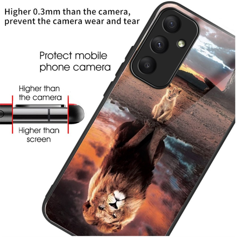 Coque Samsung Galaxy A55 5G Verre trempé Rêve de Lionceau