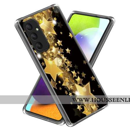 Coque Samsung Galaxy A55 5G Étoiles dorées