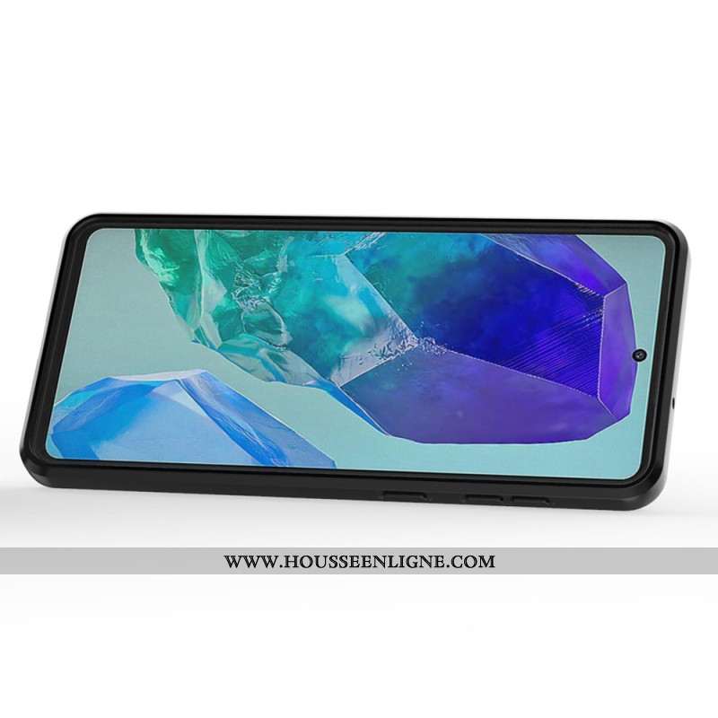 Coque Samsung Galaxy M55 5G Couverture de Caméra Coulissante