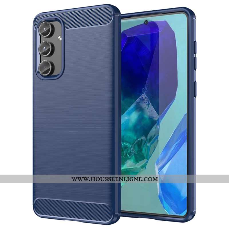 Coque Samsung Galaxy M55 5G Fibre Carbone Brossée