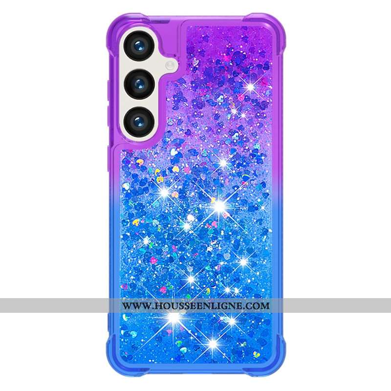 Coque Samsung Galaxy S24 5G Dégradé Paillettes