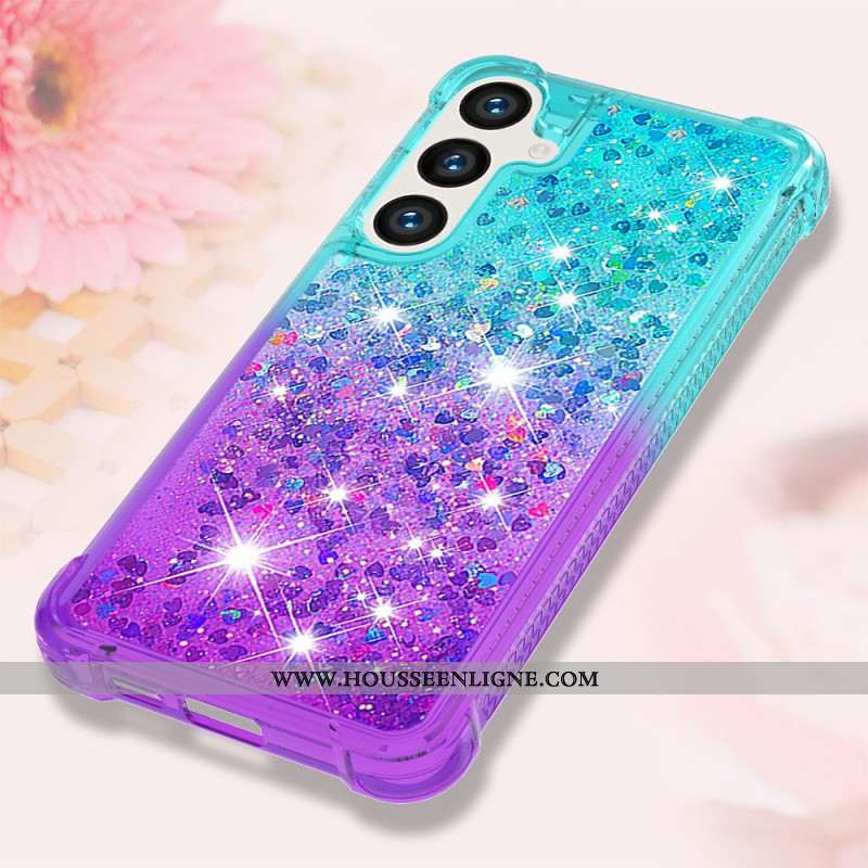 Coque Samsung Galaxy S24 5G Dégradé Paillettes