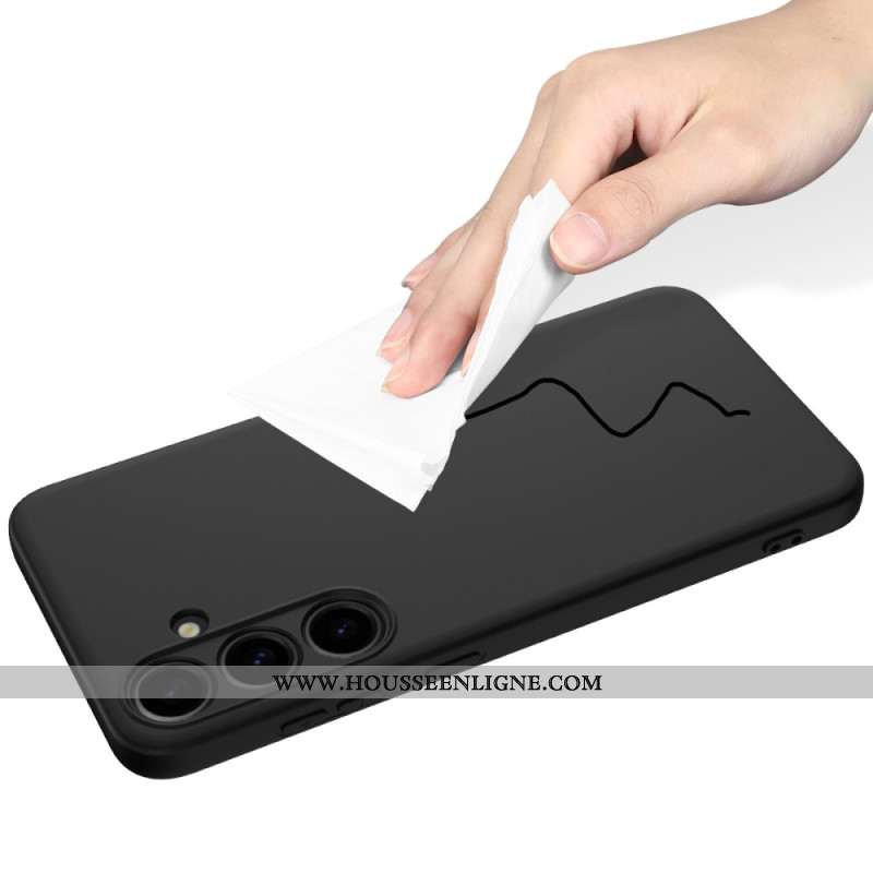 Coque Samsung Galaxy S24 5G Silicone Liquide à Lanière