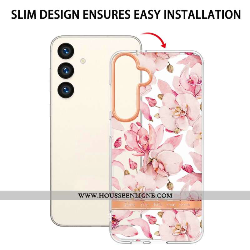 Coque Samsung Galaxy S24 5G Série Florale