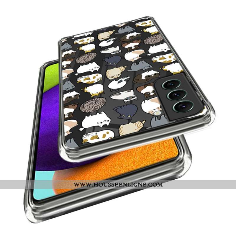 Coque Samsung Galaxy S24 5G Transparente Chats