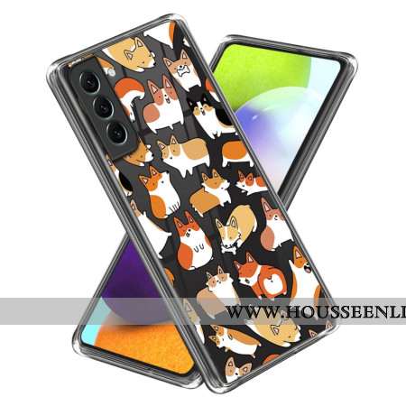 Coque Samsung Galaxy S24 5G Transparente Chiens