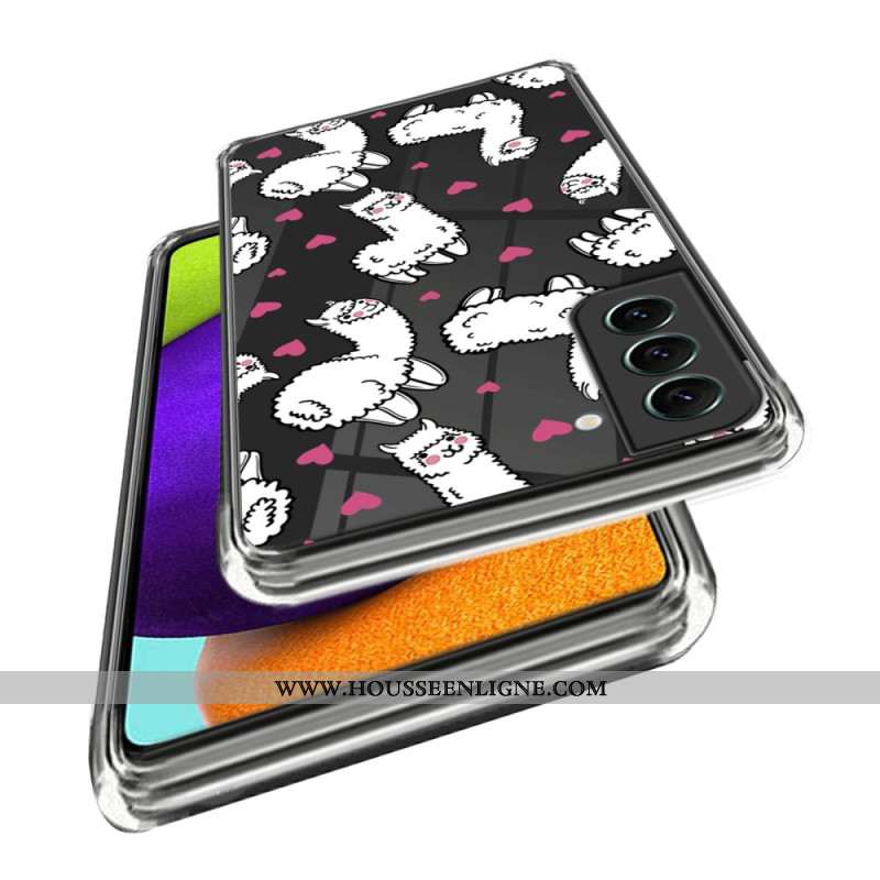 Coque Samsung Galaxy S24 5G Transparente Lamas