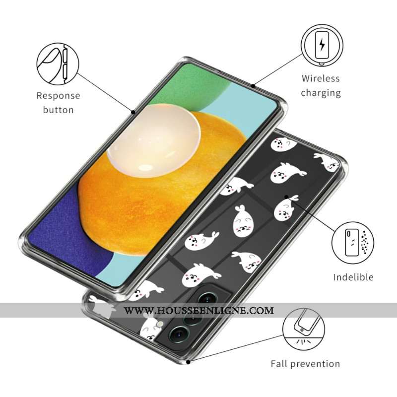 Coque Samsung Galaxy S24 5G Transparente Phoques