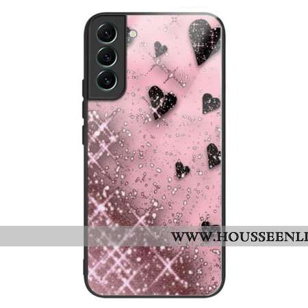 Coque Samsung Galaxy S24 5G Verre Trempé La Vie en Rose