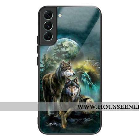 Coque Samsung Galaxy S24 5G Verre Trempé loups