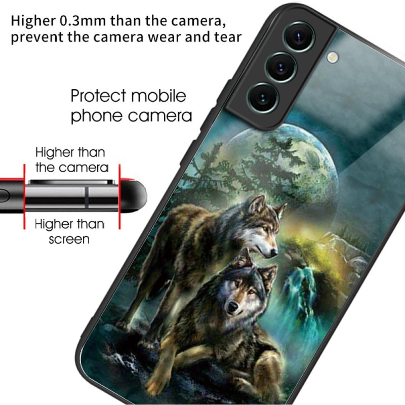 Coque Samsung Galaxy S24 5G Verre Trempé loups