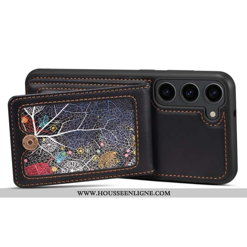 Coque Samsung Galaxy S24 5G avec Porte-Carte et Bandoulière