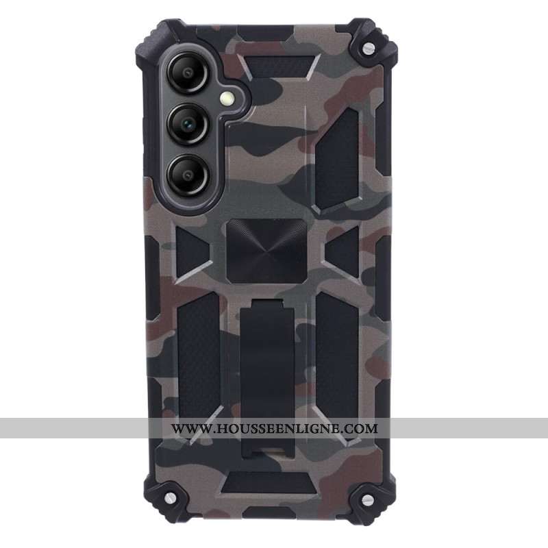 Coque Samsung Galaxy S24 5G avec Support Camouflage