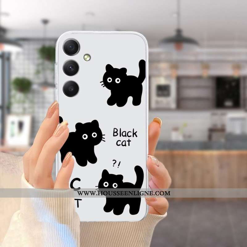 Coque Samsung Galaxy S24 FE Black Cat