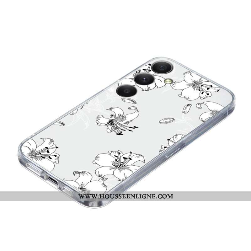 Coque Samsung Galaxy S24 FE Fleurs Blanches