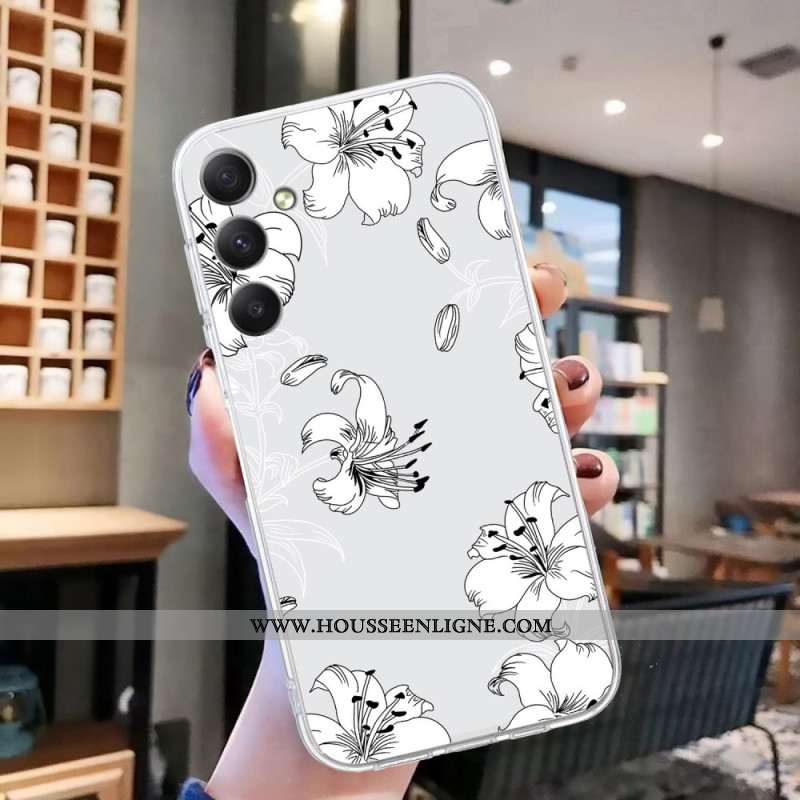 Coque Samsung Galaxy S24 FE Fleurs Blanches