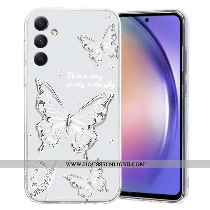 Coque Samsung Galaxy S24 FE Motif Papillon