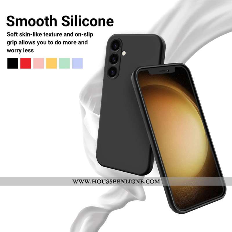 Coque Samsung Galaxy S24 FE Silicone Liquide à Lanière