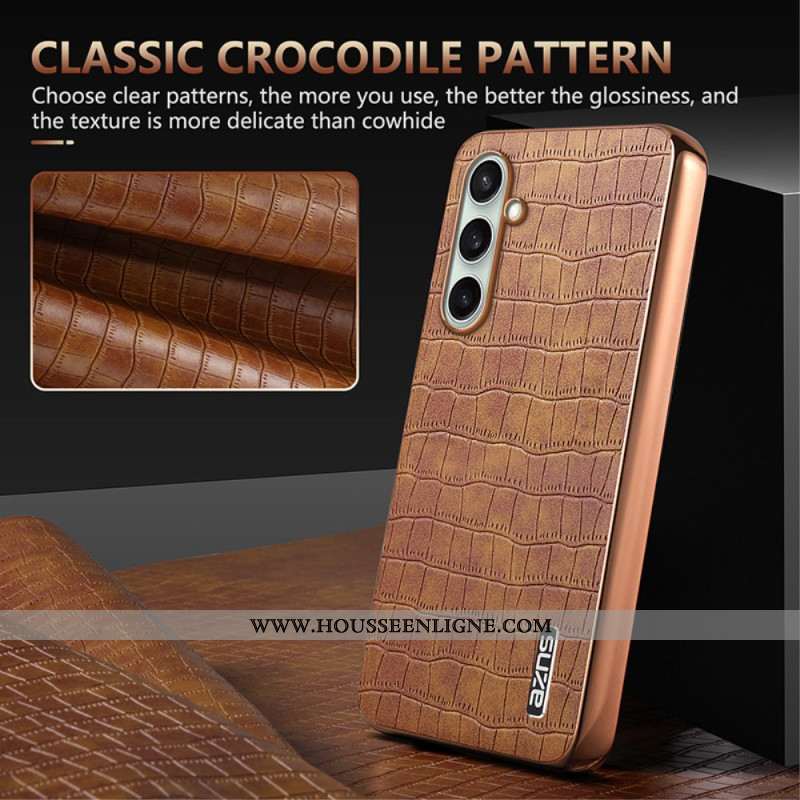 Coque Samsung Galaxy S24 FE Texture de Crocodile AZNS