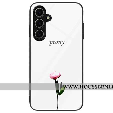 Coque Samsung Galaxy S24 FE Verre Trempé Pivoine