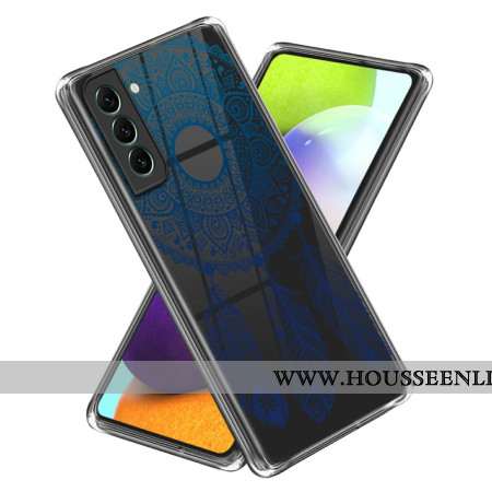 Coque Samsung Galaxy S24 Plus 5G Attrape-Rêves Bleu