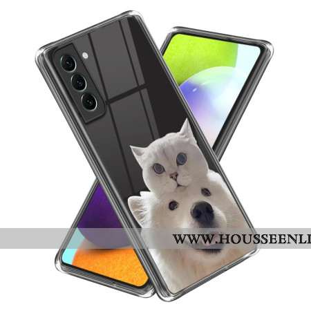 Coque Samsung Galaxy S24 Plus 5G Chat et Chien