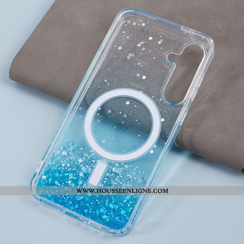 Coque Samsung Galaxy S24 Plus 5G Paillettes Compatible MagSafe