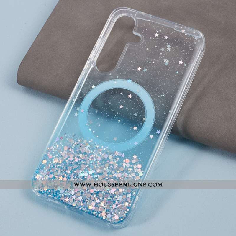 Coque Samsung Galaxy S24 Plus 5G Paillettes Compatible MagSafe