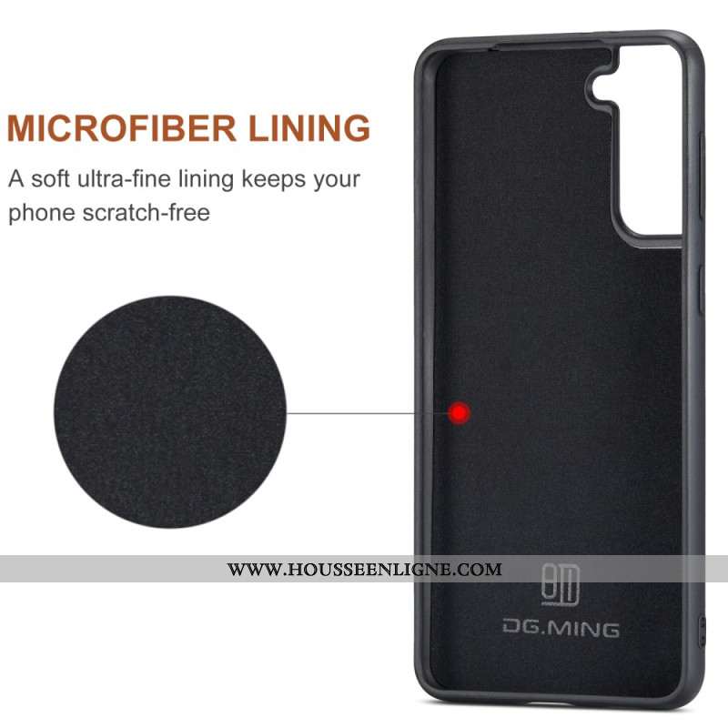 Coque Samsung Galaxy S24 Plus 5G Portefeuille Magnétique Détachable DG.MING