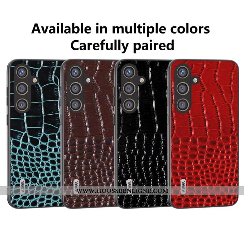 Coque Samsung Galaxy S24 Plus 5G Série Texture Crocodile ABEEL