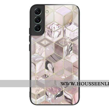 Coque Samsung Galaxy S24 Plus 5G Verre Trempé Motif Marbré